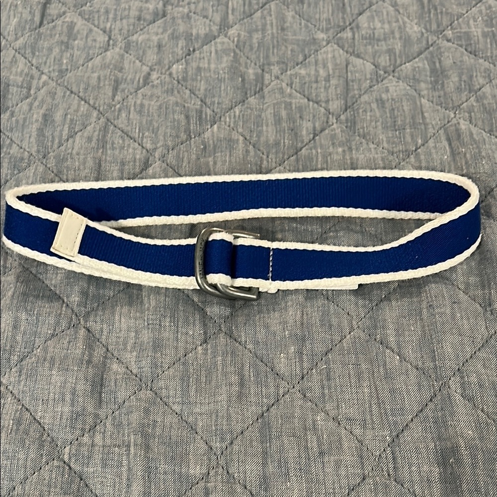 Janie and Jack Blue and White Kids Belt